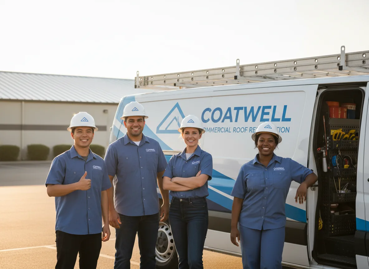 Commercial roof coating company in Cecil, AR